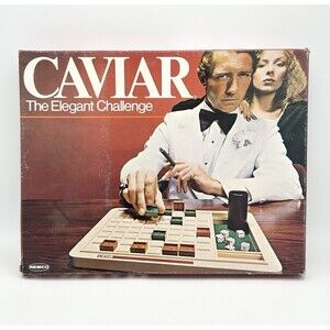 Vintage 1977 Caviar The Elegant Challenge Remco Board Game No. 502 New Rare!